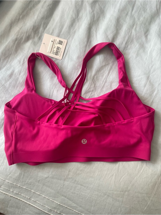 lululemon athletica Other - lululemon athletica Strappy Sports Bra - Hot Pink